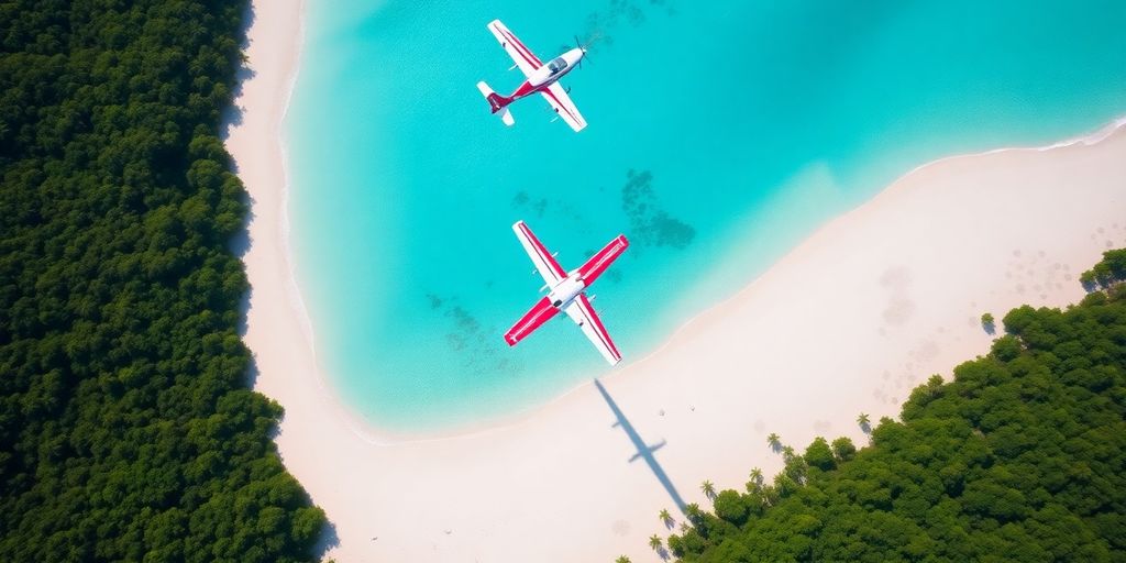 Seaplane Adventures to Whitehaven Famous Beach